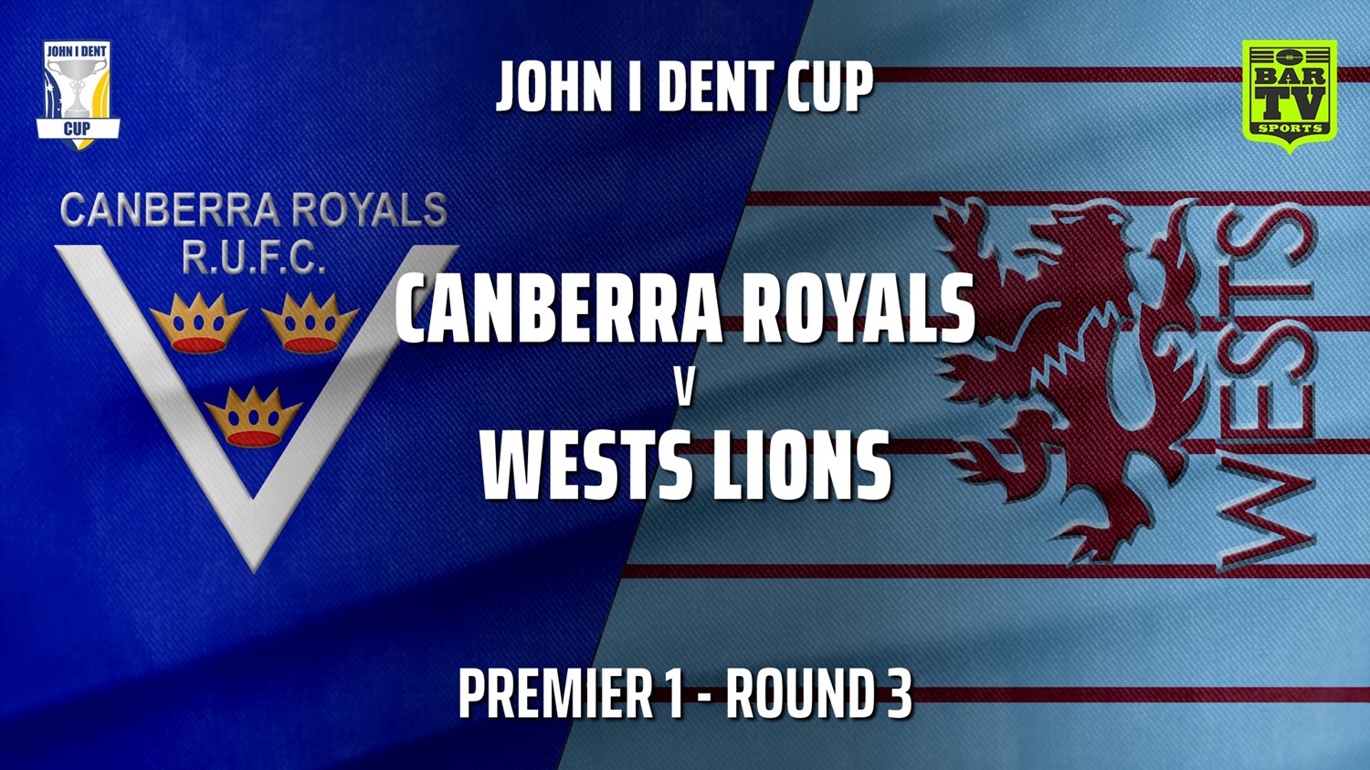 210501-John I Dent Round 3 - Premier 1 - Canberra Royals v Wests Lions Slate Image