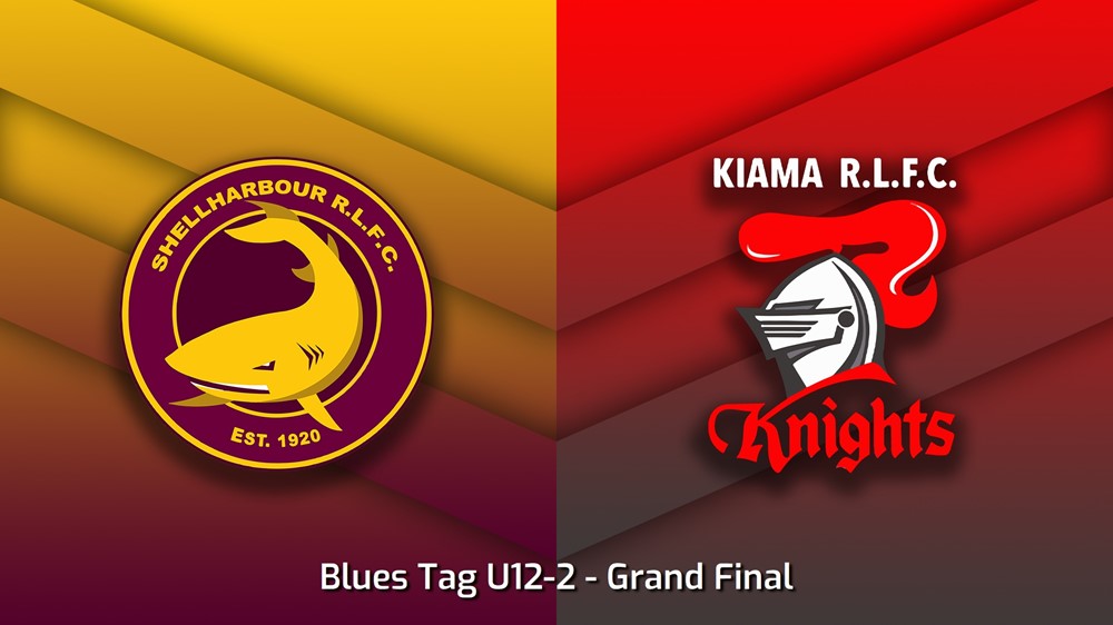 230826-South Coast Juniors Grand Final - Blues Tag U12-2 - Shellharbour Sharks v Kiama Knights Slate Image