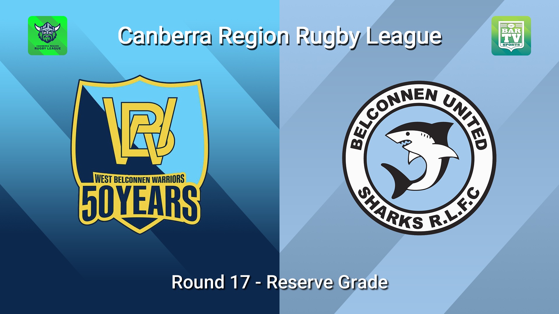 260815-video-Canberra Round 17 - Reserve Grade - West Belconnen Warriors v Belconnen United Sharks Slate Image