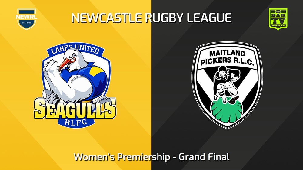 240929-video-Newcastle RL Grand Final - Women's Premiership - Lakes United Seagulls v Maitland Pickers Slate Image