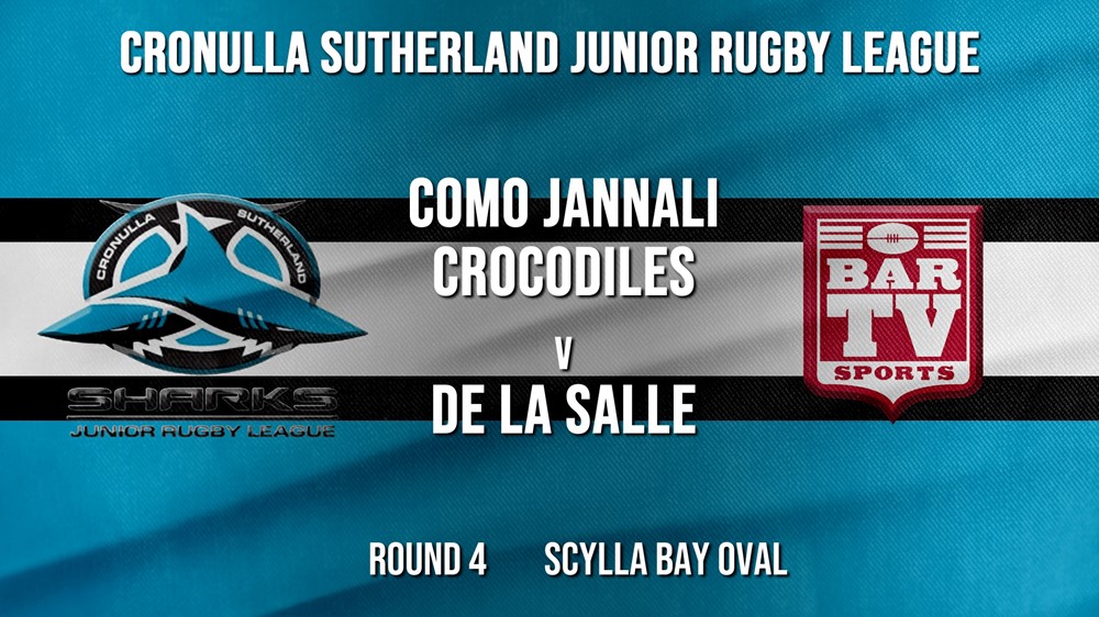Cronulla JRL Round 4 - Emerging Cup - Como Jannali Crocodiles v De La Salle Slate Image