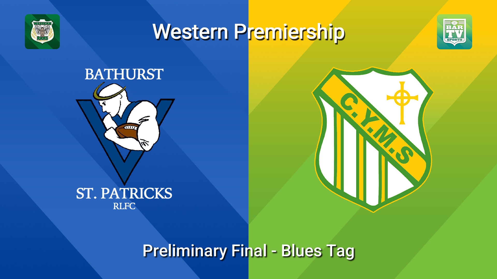260830-video-Western Premiership Preliminary Final - Blues Tag - Bathurst St. Pats v Orange CYMS Slate Image