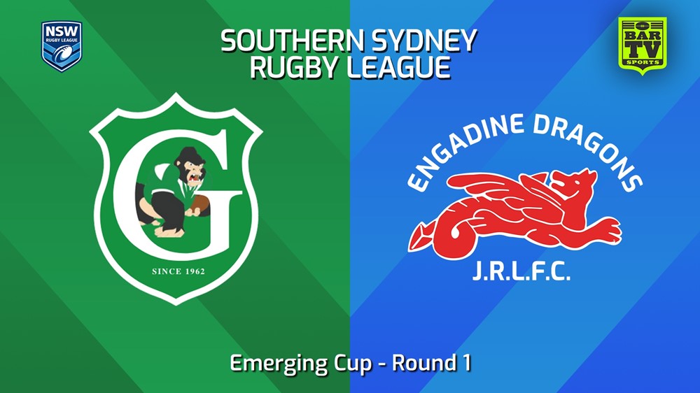 240413-S. Sydney Open Round 1 - Emerging Cup - Gymea Gorillas v Engadine Dragons Slate Image
