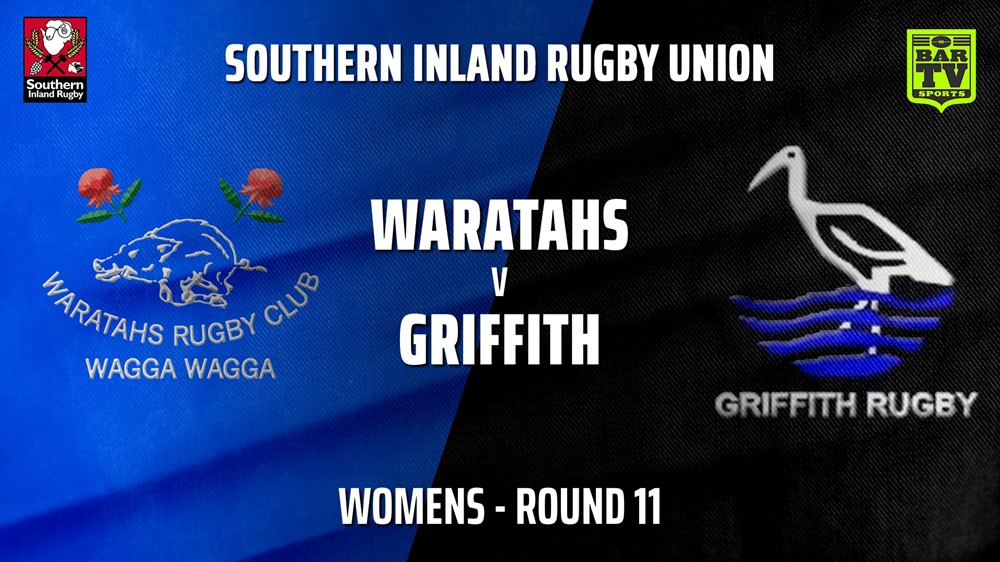 MINI GAME: Southern Inland Rugby Union Round 11 - Womens - Wagga Waratahs v Griffith Slate Image