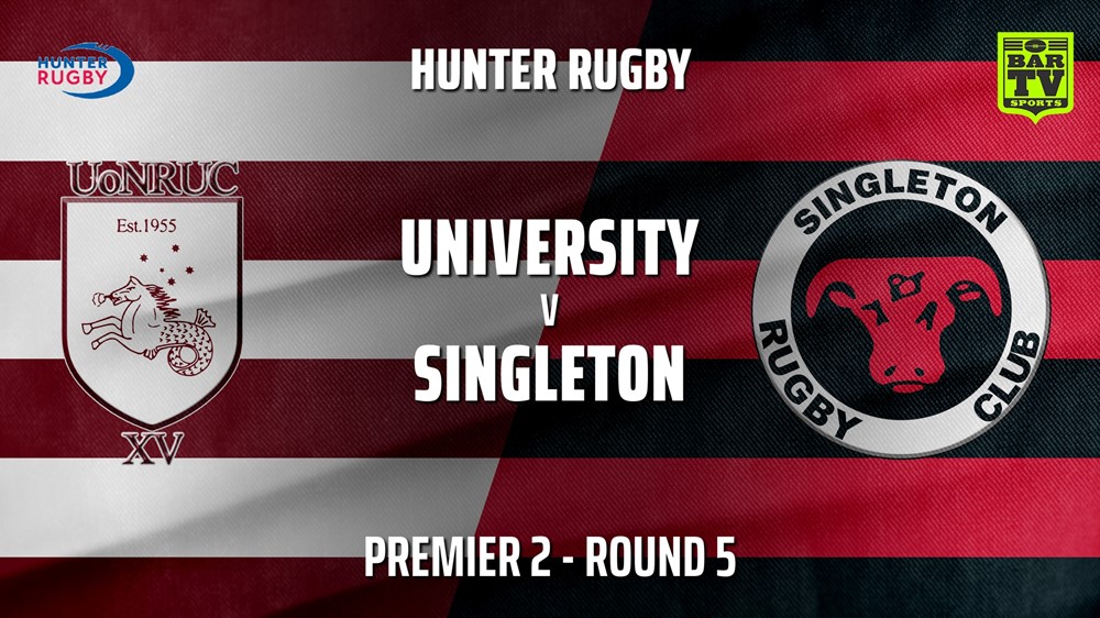 210515-HRU Round 5 - Premier 2 - University Of Newcastle v Singleton Bulls Slate Image