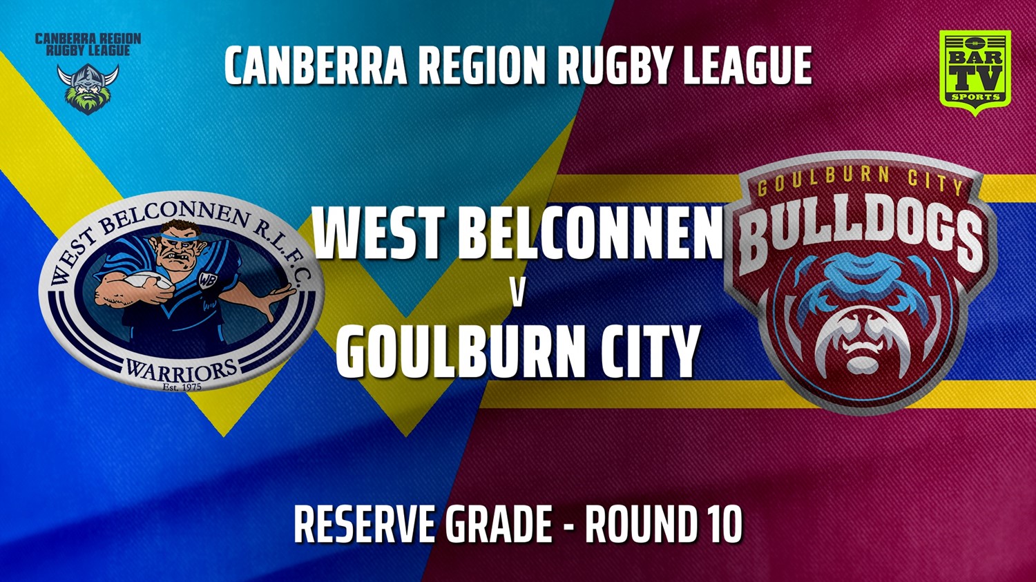 210703-Canberra Round 10 - Reserve Grade - West Belconnen Warriors v Goulburn City Bulldogs Slate Image
