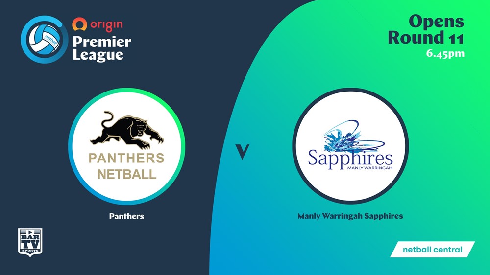 NSW Prem League Round 11 - Opens - Panthers v Manly Warringah Sapphires Minigame Slate Image