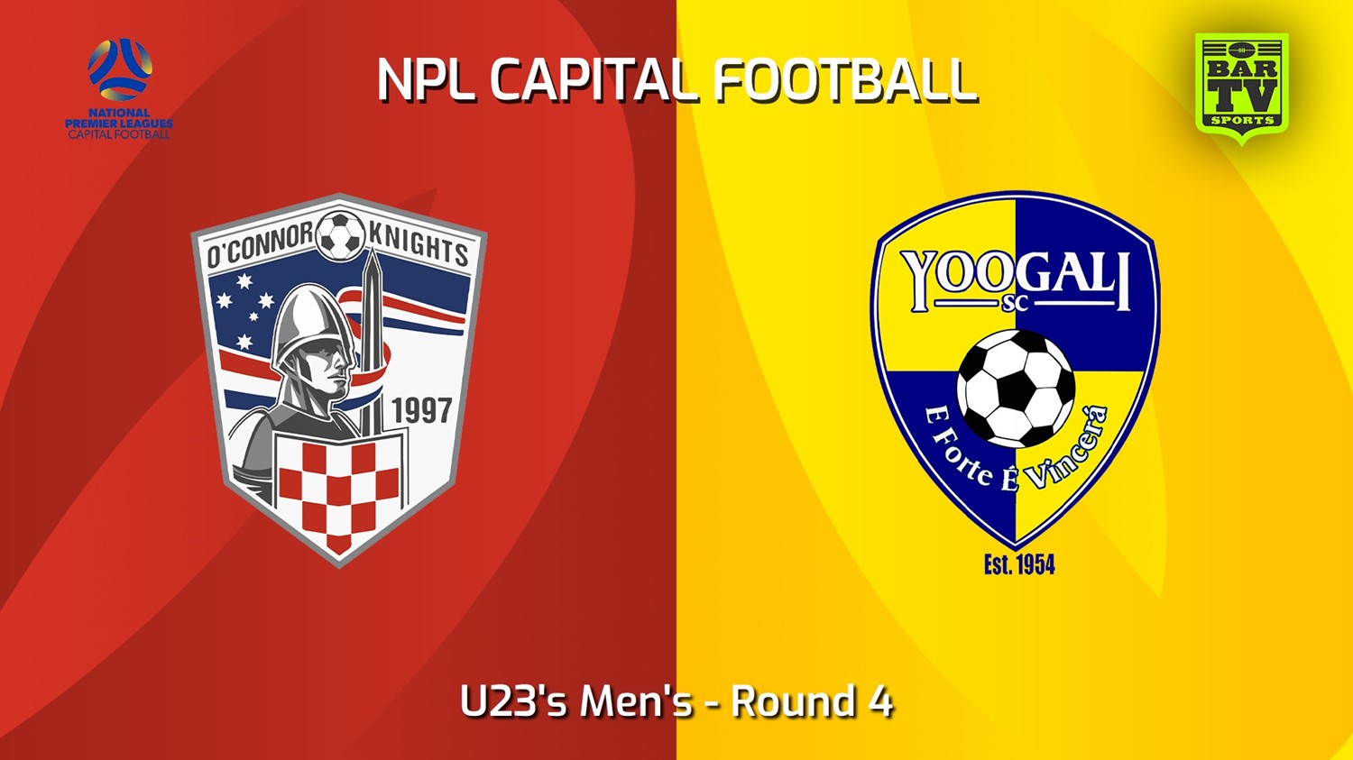 240427-video-Capital NPL U23 Round 4 - O'Connor Knights SC U23 v Yoogali SC U23 Slate Image