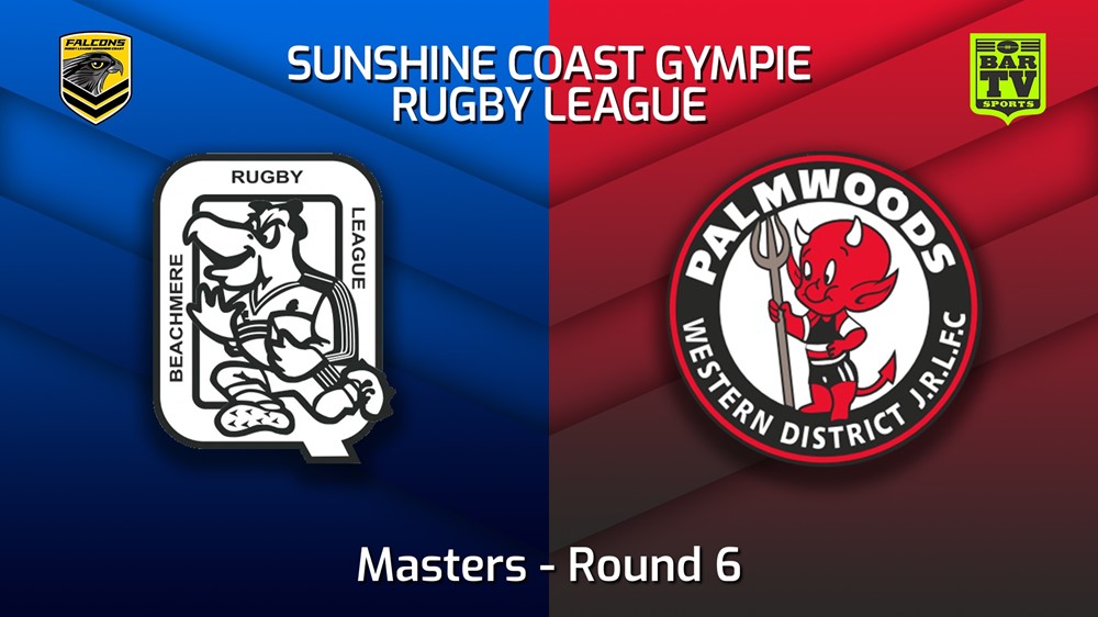 MINI GAME: Sunshine Coast RL Round 6 - Masters - Beachmere Pelicans v Palmwoods Devils Slate Image