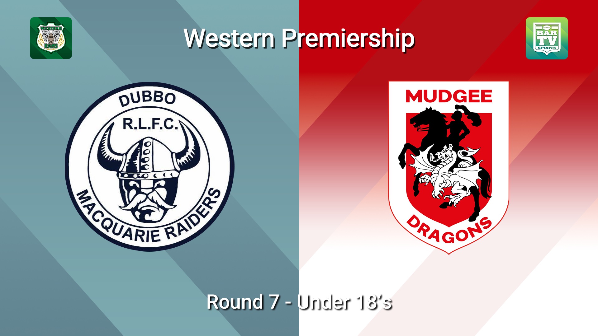 260530-video-Western Premiership Round 7 - Under 18’s - Dubbo Macquarie Raiders v Mudgee Dragons Slate Image