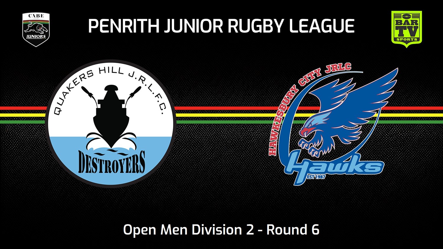 240519-video-Penrith & District Junior Rugby League Round 6 - Open Men Division 2 - Quakers Hill Destroyers v Hawkesbury City Slate Image