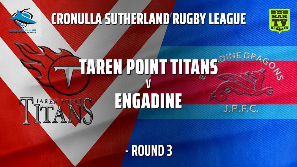210516-Cronulla JRL- Southern Under 14s Gold - Round 3 - Taren Point Titans v Engadine Dragons Slate Image