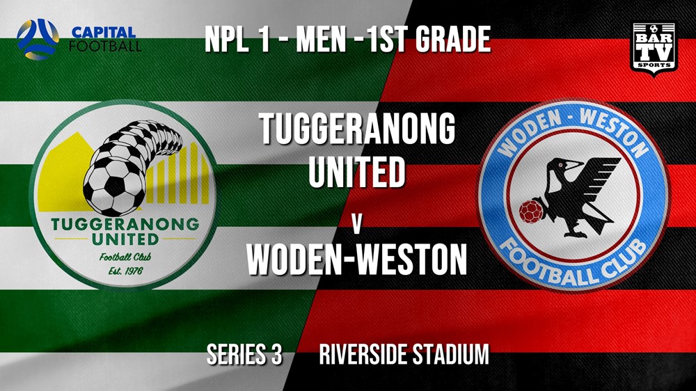 NPL - CAPITAL Series 3 - Tuggeranong United FC v Woden-Weston FC Slate Image
