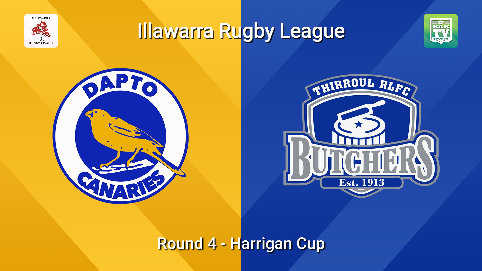 260523-video-Illawarra Round 4 - Harrigan Cup - Dapto Canaries v Thirroul Butchers Slate Image