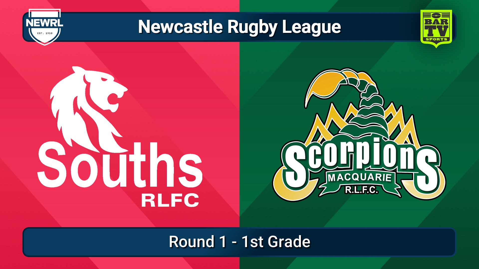 250412-video-Newcastle RL Round 1 - 1st Grade - South Newcastle Lions v Macquarie Scorpions Slate Image