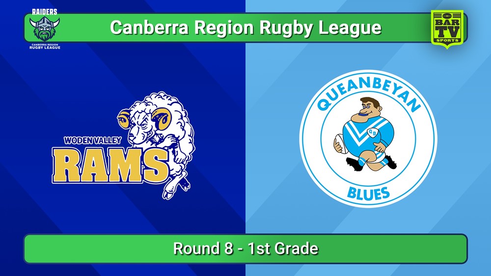 250531-video-Canberra Round 8 - 1st Grade - Woden Valley Rams v Queanbeyan Blues Slate Image