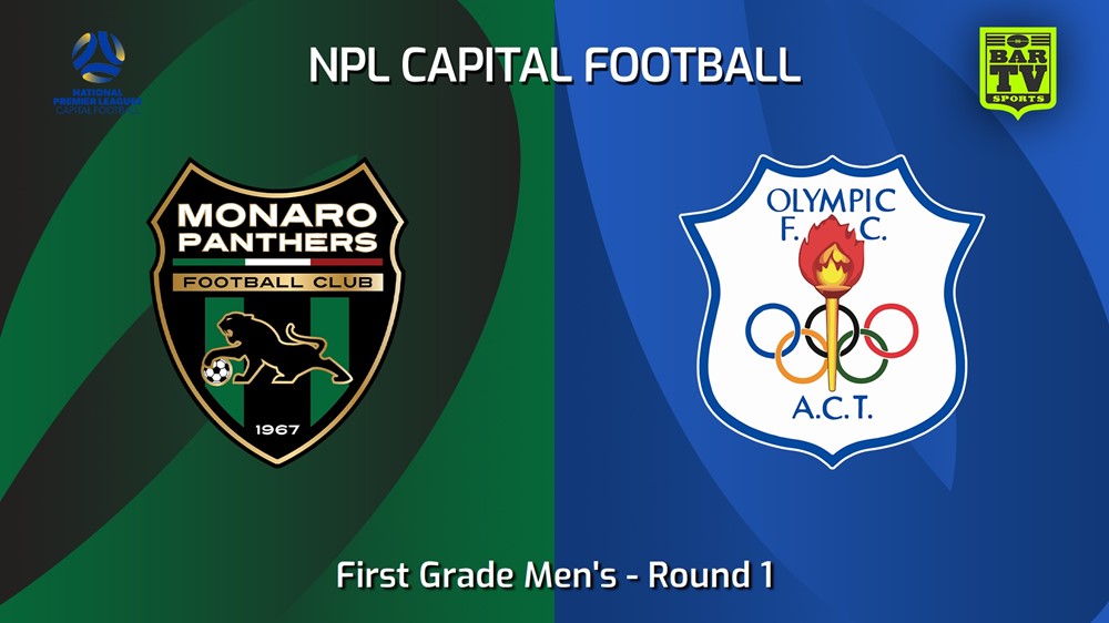 240405-Capital NPL Round 1 - Monaro Panthers v Canberra Olympic FC Minigame Slate Image