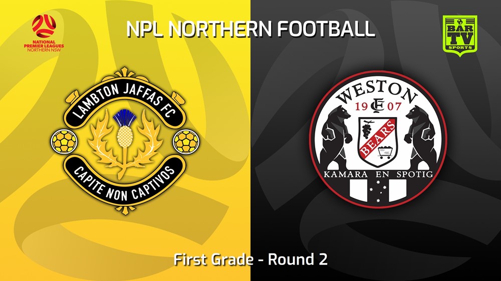 230311-NNSW NPLM Round 2 - Lambton Jaffas FC v Weston Workers FC Slate Image