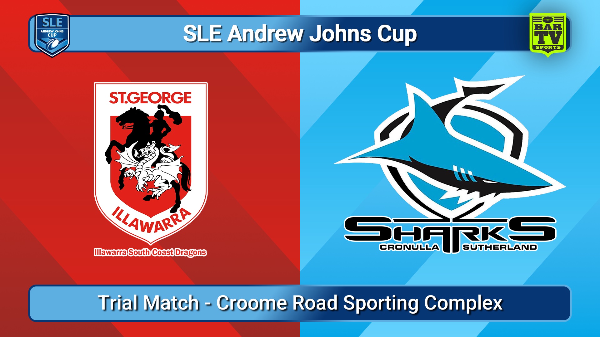 251214-video-SLE Andrew Johns Cup Trial Match - Illawarra South Coast Dragons v Cronulla-Sutherland Sharks Minigame Slate Image