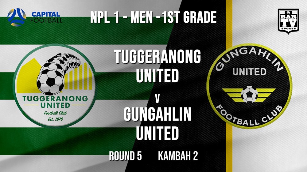NPL - CAPITAL Round 5 - Tuggeranong United FC v Gungahlin United FC Slate Image