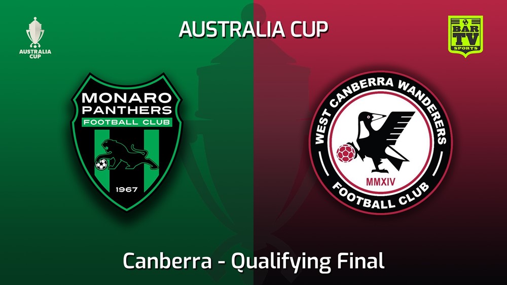 220605-Australia Cup Qualifying Canberra Qualifying Final - Monaro Panthers v West Canberra Wanderers Slate Image