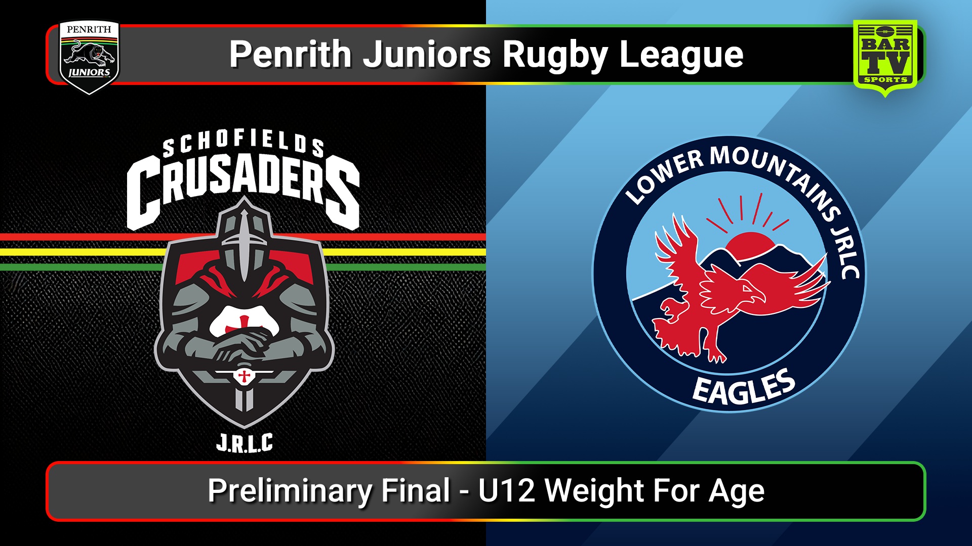 250831-video-Penrith & District Junior Rugby League Preliminary Final - U12 Weight For Age - Schofields Crusaders v Lower Mountains Slate Image
