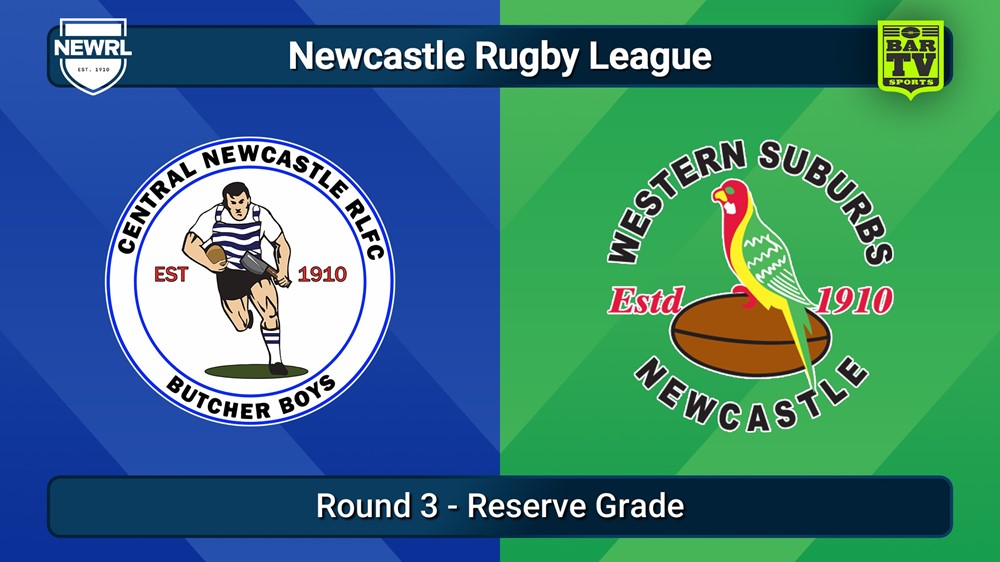 250425-video-Newcastle RL Round 3 - Reserve Grade - Central Newcastle v Western Suburbs Rosellas Slate Image