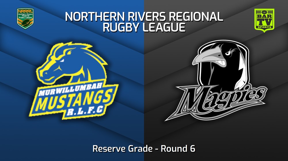 230521-Northern Rivers Round 6 - Reserve Grade - Murwillumbah Mustangs v Lower Clarence Magpies Slate Image