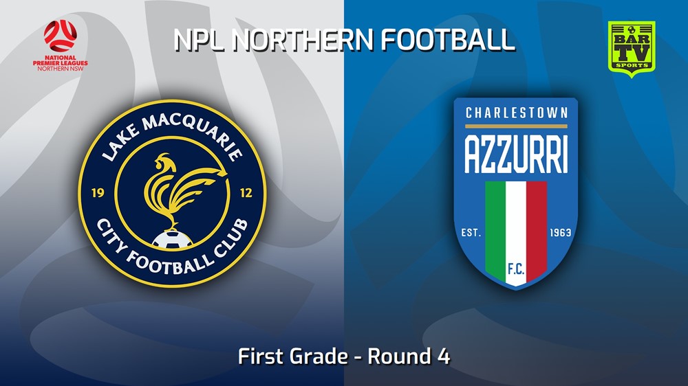 230326-NNSW NPLM Round 4 - Lake Macquarie City FC v Charlestown Azzurri FC Slate Image