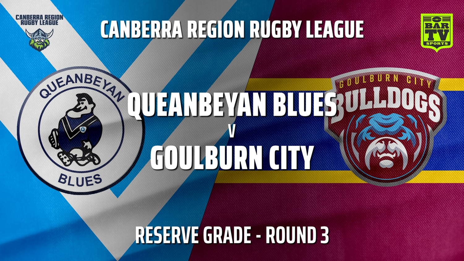 210421-CRRL Round 3 - Reserve Grade - Queanbeyan Blues v Goulburn City Bulldogs Slate Image