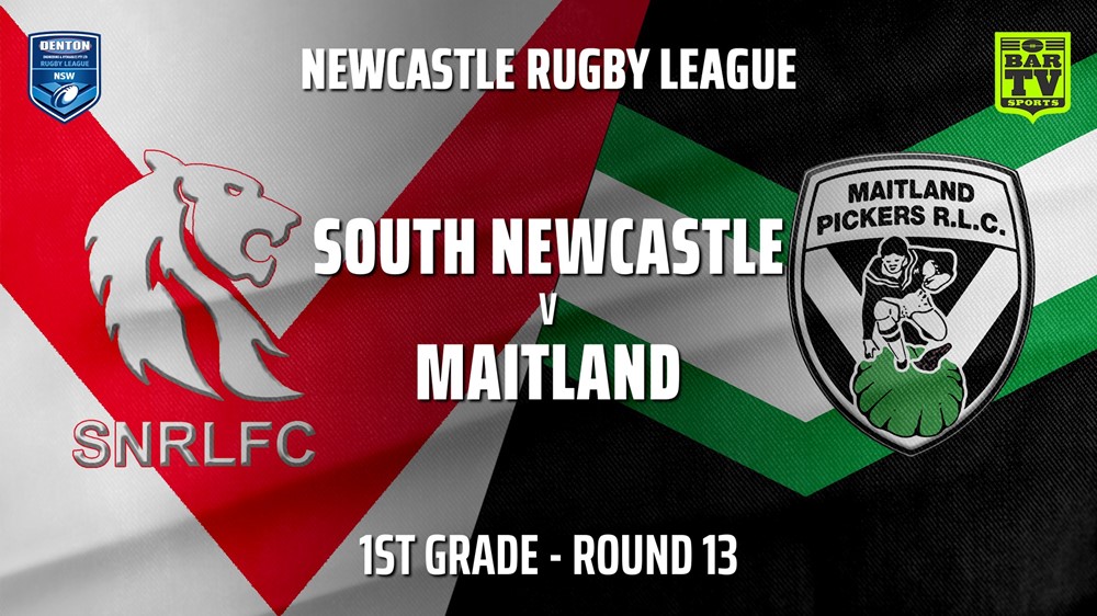 210704-Newcastle Round 13 - 1st Grade - South Newcastle v Maitland Pickers Slate Image