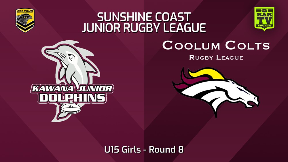 240524-video-Sunshine Coast Junior Rugby League Round 8 - U15 Girls - Kawana Dolphins JRL v Coolum Colts JRL Minigame Slate Image