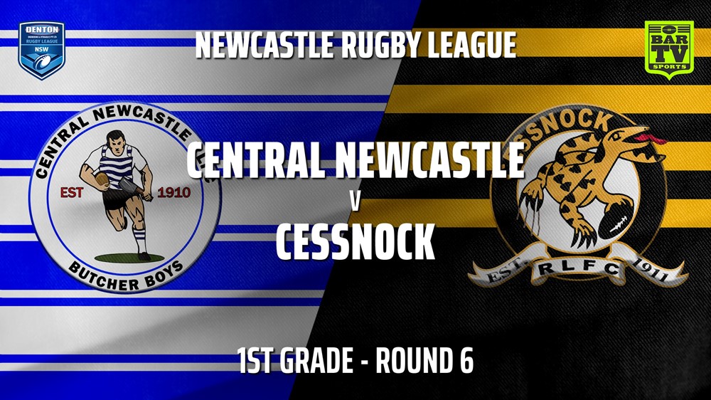 210502-Newcastle Rugby League Round 6 - 1st Grade - Central Newcastle v Cessnock Goannas Slate Image