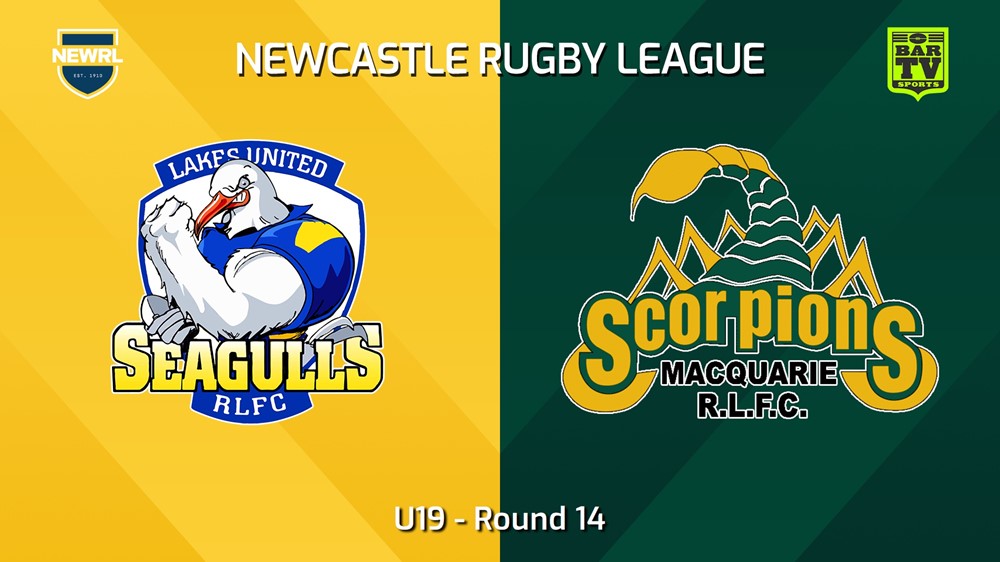 240721-video-Newcastle RL Round 14 - U19 - Lakes United Seagulls v Macquarie Scorpions Slate Image