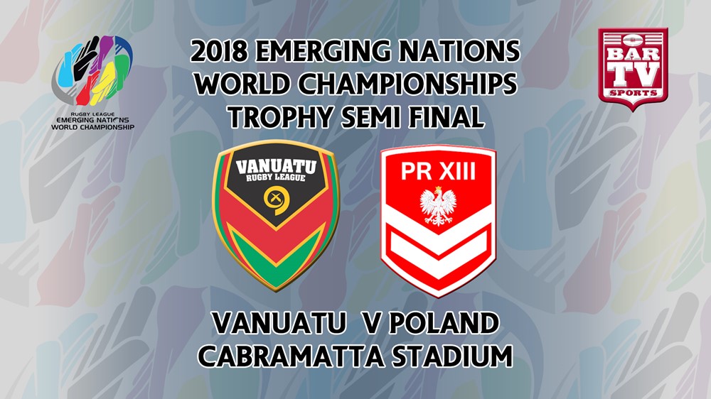 181010-International RL Trophy Semi Final - Vanuatu v Poland Minigame Slate Image