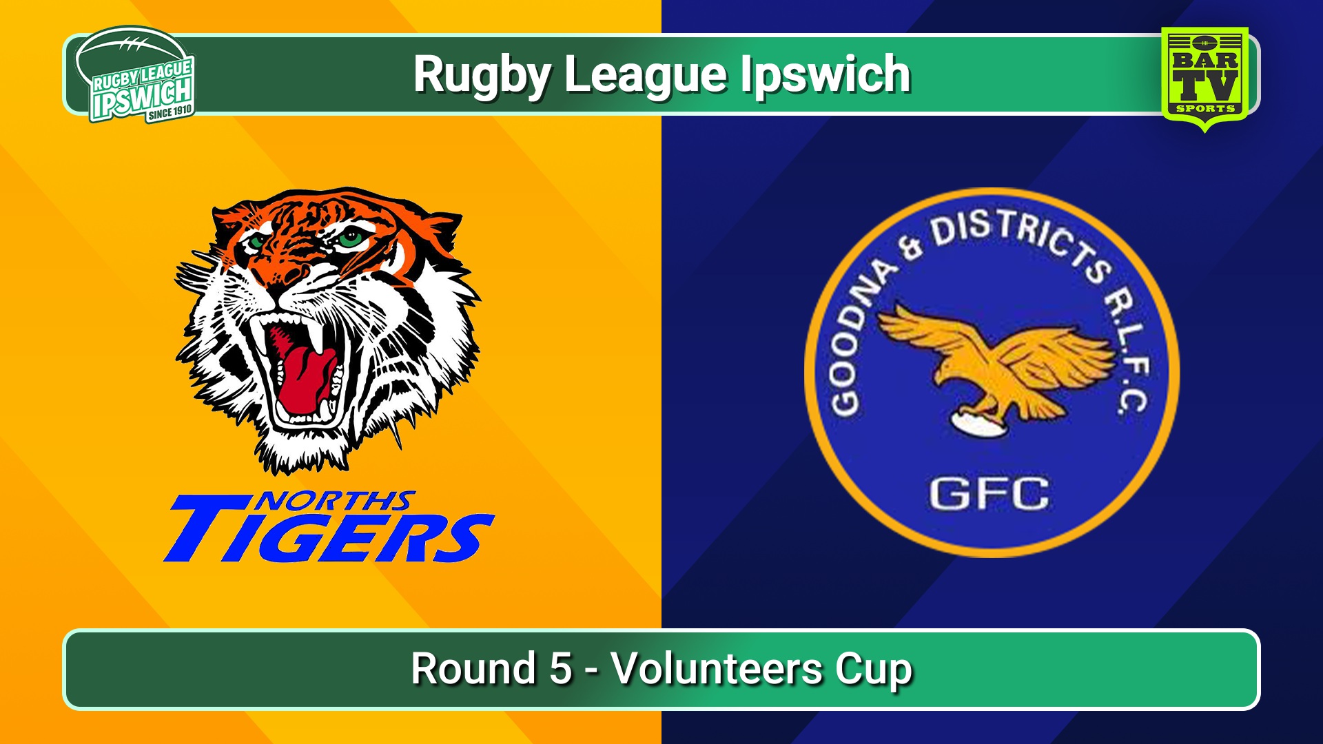 250531-video-Rugby League Ipswich Round 5 - Volunteers Cup - Norths Tigers v Goodna Slate Image