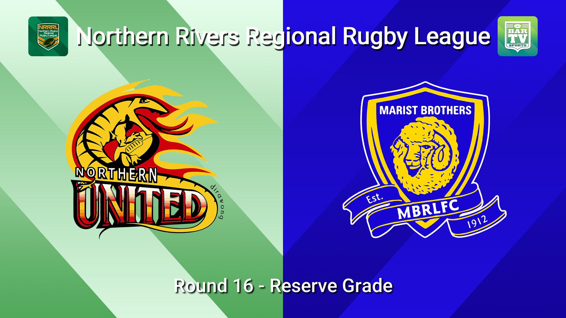 260815-video-Northern Rivers Round 16 - Reserve Grade - Northern v Lismore Marist Brothers Slate Image