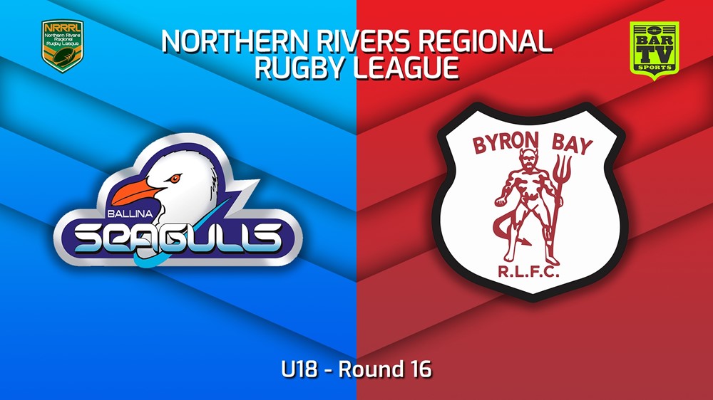 230813-Northern Rivers Round 16 - U18 - Ballina Seagulls v Byron Bay Red Devils Minigame Slate Image