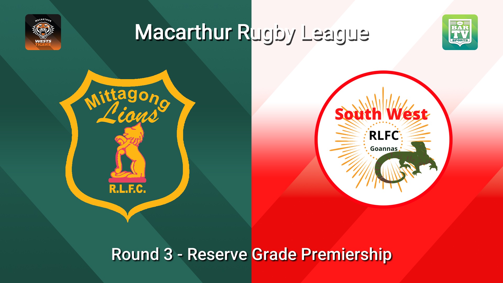 260426-video-Macarthur RL Round 3 - Reserve Grade Premiership - Mittagong Lions v South West Goannas Slate Image