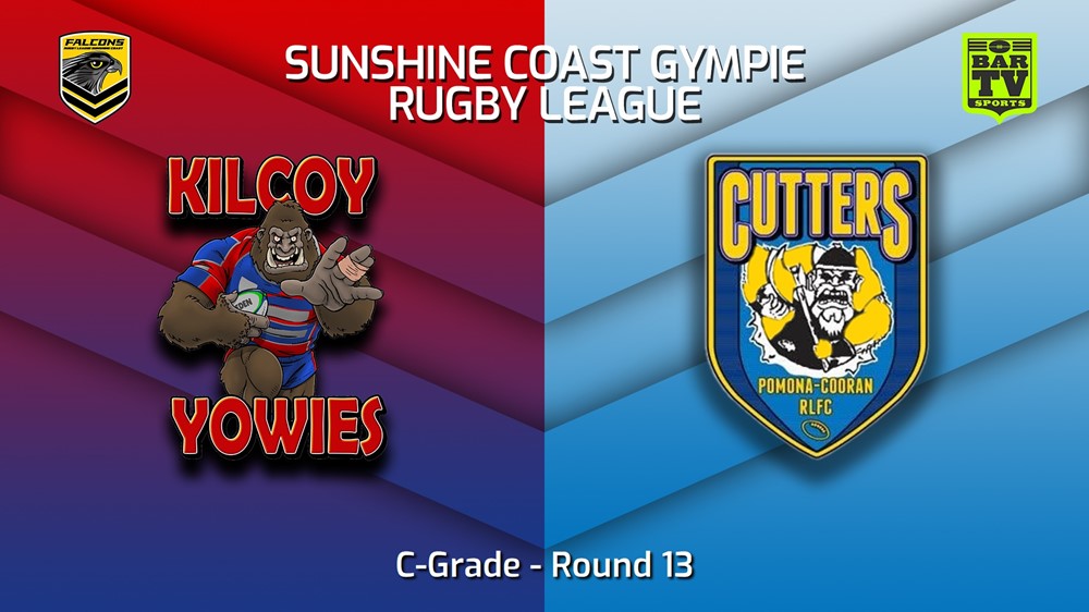 230715-Sunshine Coast RL Round 13 - C-Grade - Kilcoy Yowies v Pomona Cooran Cutters Slate Image