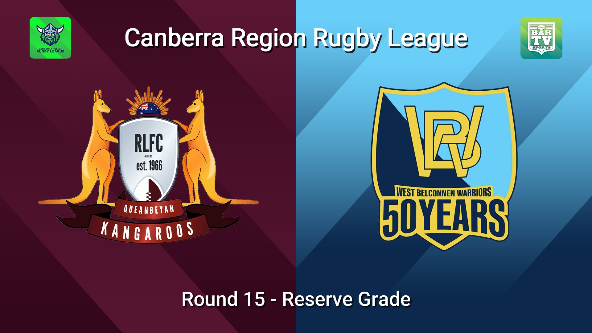 260801-video-Canberra Round 15 - Reserve Grade - Queanbeyan Kangaroos v West Belconnen Warriors Slate Image
