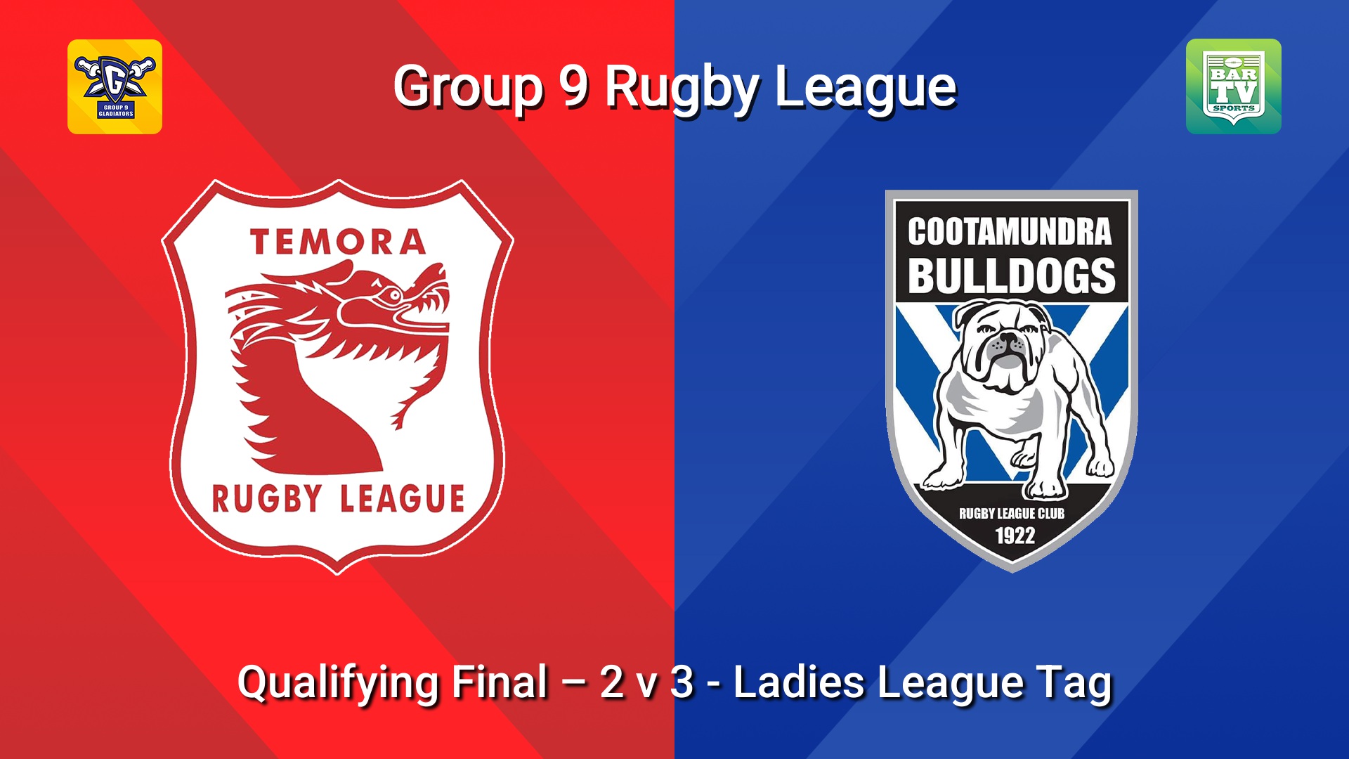260830-video-Group 9 RL Qualifying Final – 2 v 3 - Ladies League Tag - Temora Dragons v Cootamundra Bulldogs Slate Image