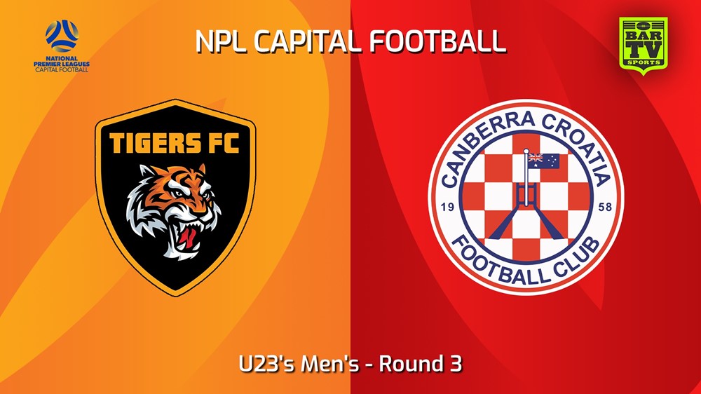 240420-video-Capital NPL U23 Round 3 - Tigers FC U23 v Canberra Croatia FC U23 Slate Image