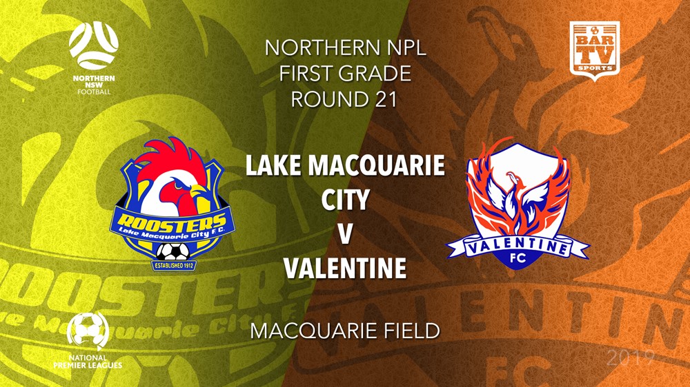 NPL - NNSW Round 21 - Lake Macquarie City FC v Valentine Phoenix FC Slate Image