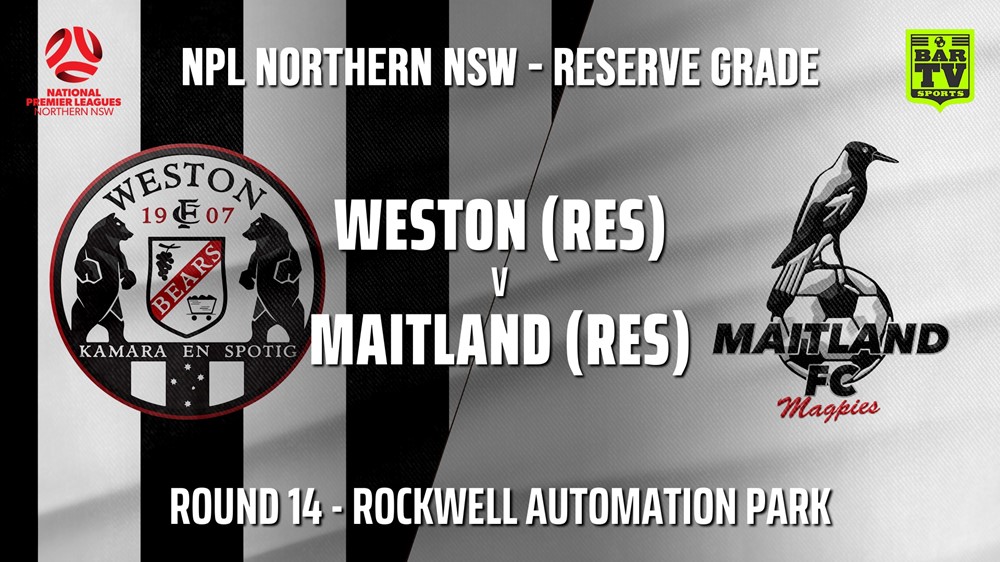 210724-NNSW NPL Res Round 14 - Weston Workers FC v Maitland FC Slate Image