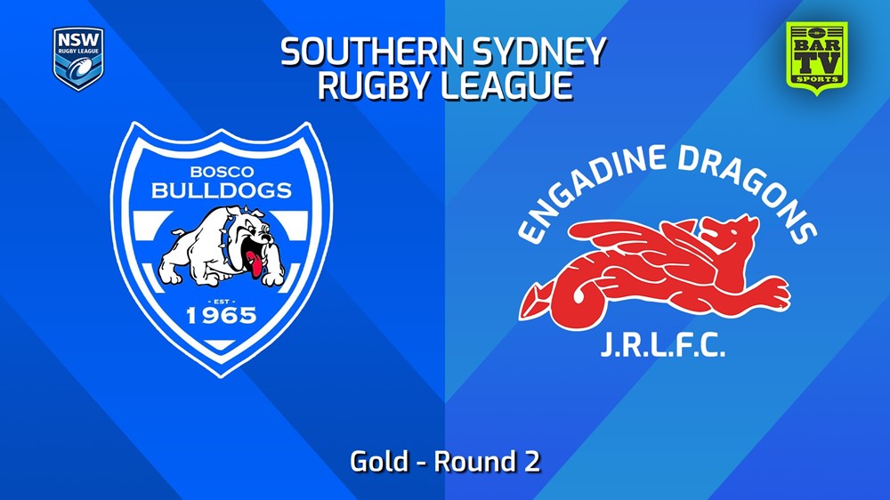 240420-video-S. Sydney Open Round 2 - Gold - St John Bosco Bulldogs v Engadine Dragons Slate Image
