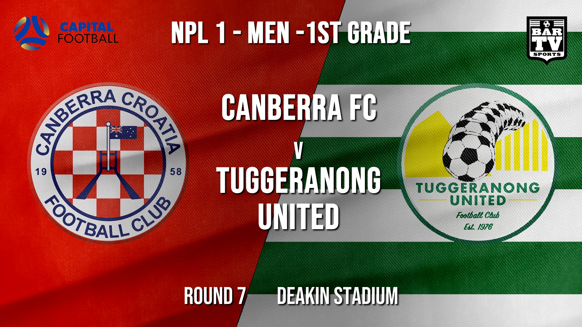 NPL - CAPITAL Round 7 - Canberra FC v Tuggeranong United FC Slate Image