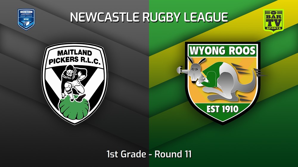 230610-Newcastle RL Round 11 - 1st Grade - Maitland Pickers v Wyong Roos Slate Image