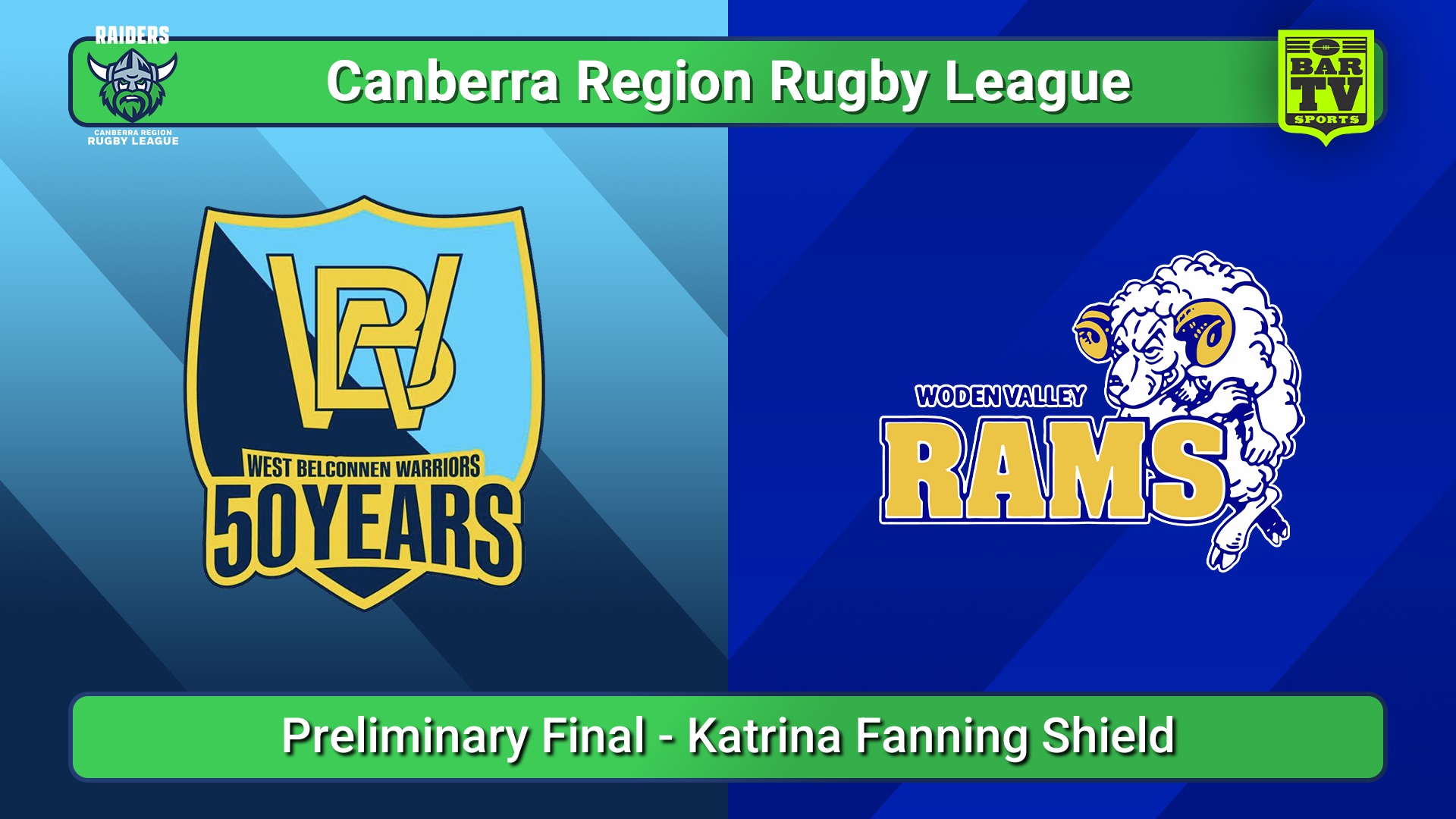 250907-video-Canberra Preliminary Final - Katrina Fanning Shield - West Belconnen Warriors v Woden Valley Rams Slate Image