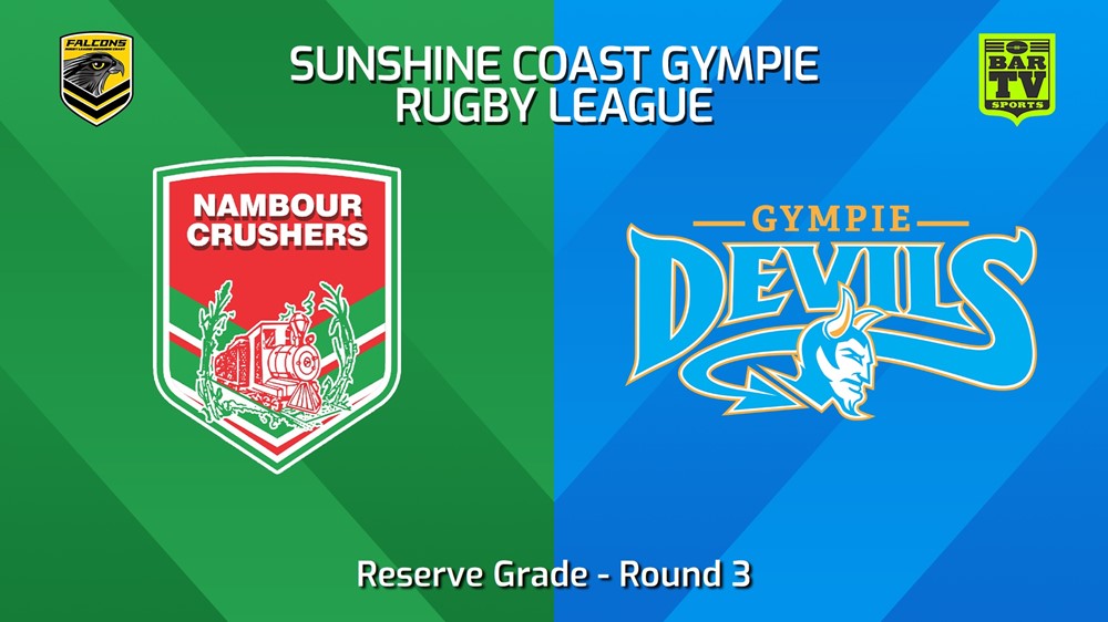 240420-video-Sunshine Coast RL Round 3 - Reserve Grade - Nambour Crushers v Gympie Devils Minigame Slate Image